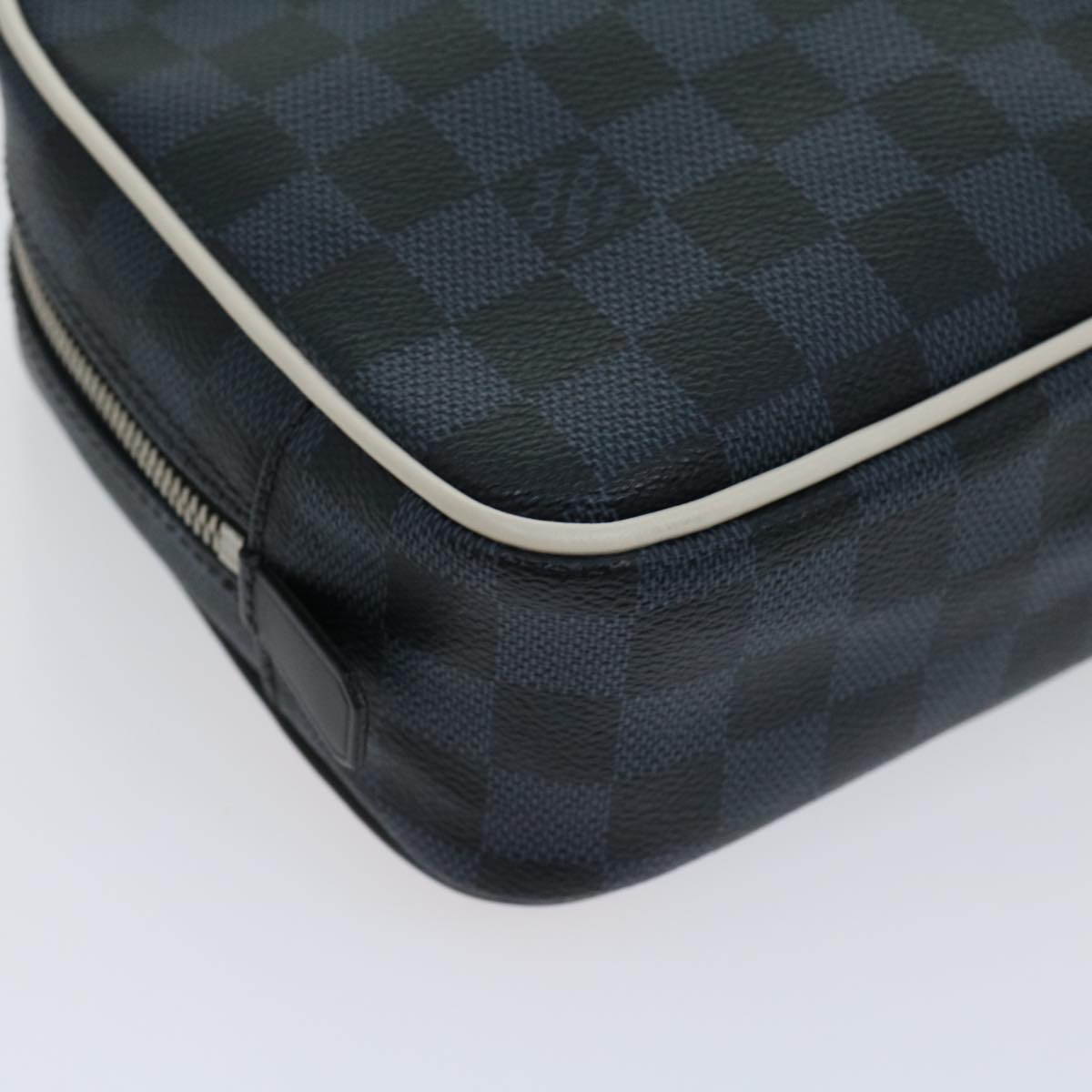 LOUIS VUITTON Damier Cobalt Trousse Toilette Clutch Bag N41608 LV Auth 30416A