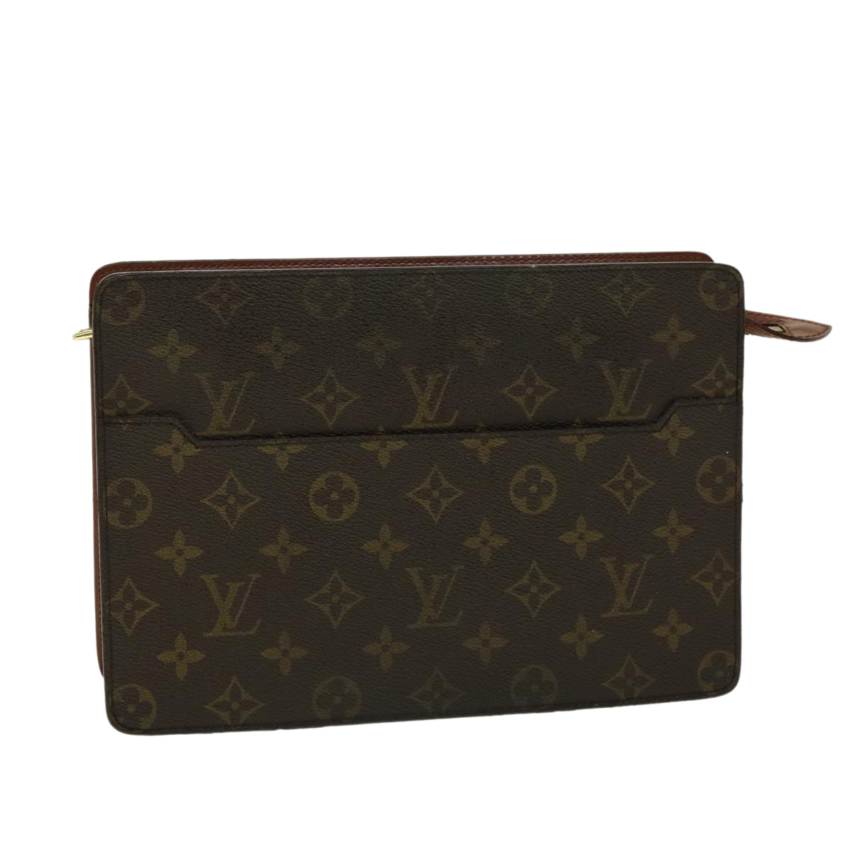 LOUIS VUITTON Monogram Pochette Homme Clutch Bag M51795 LV Auth 30430