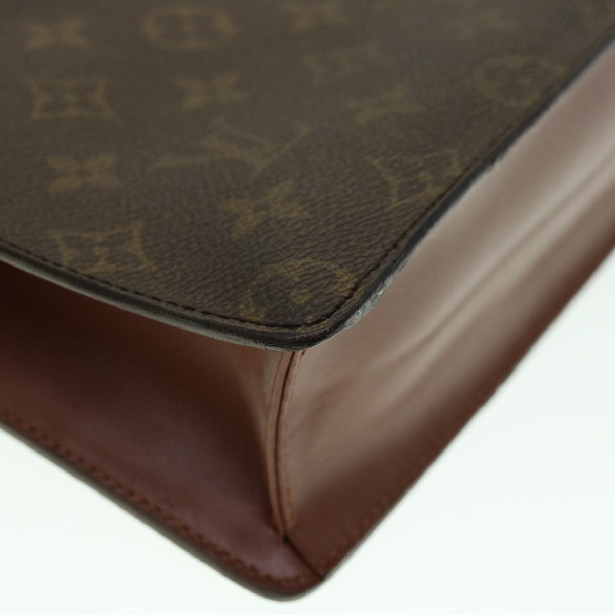 LOUIS VUITTON Monogram Pochette Homme Clutch Bag M51795 LV Auth 30430