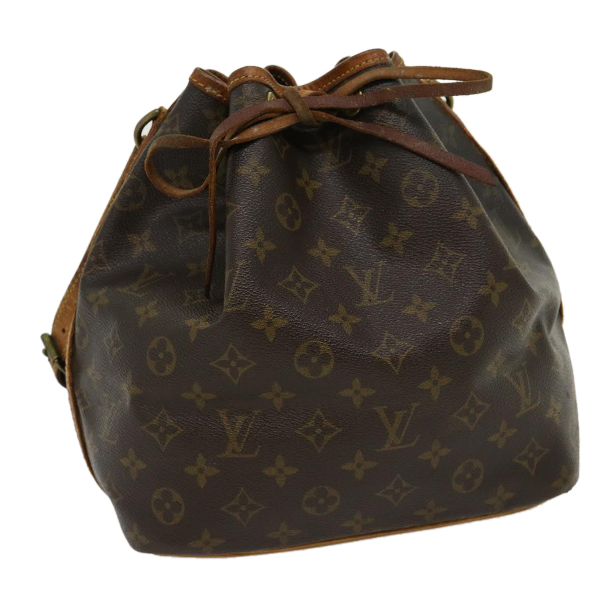 LOUIS VUITTON Monogram Petit Noe Shoulder Bag M42226 LV Auth 30433