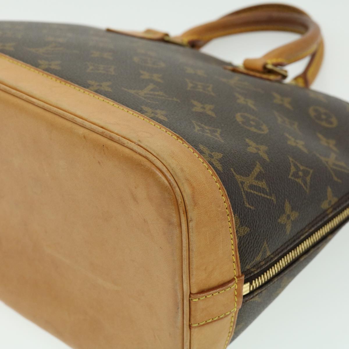 LOUIS VUITTON Monogram Alma Hand Bag M51130 LV Auth 30439