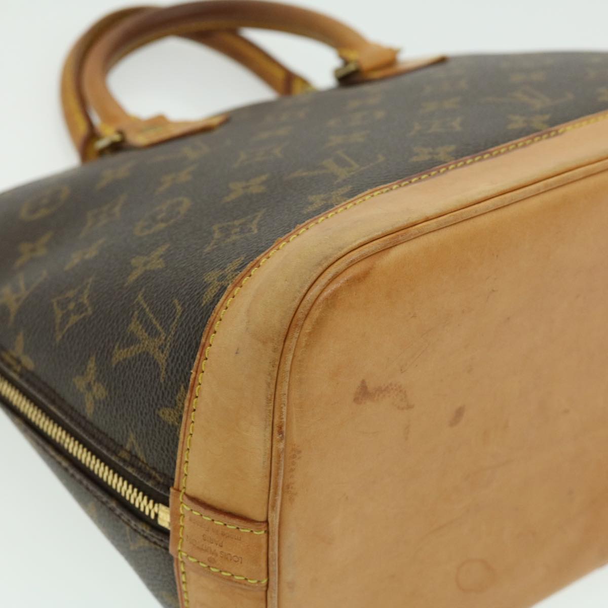 LOUIS VUITTON Monogram Alma Hand Bag M51130 LV Auth 30439