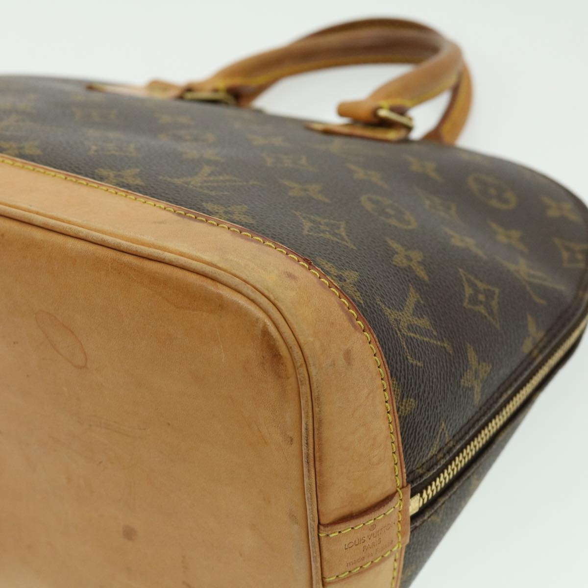 LOUIS VUITTON Monogram Alma Hand Bag M51130 LV Auth 30439