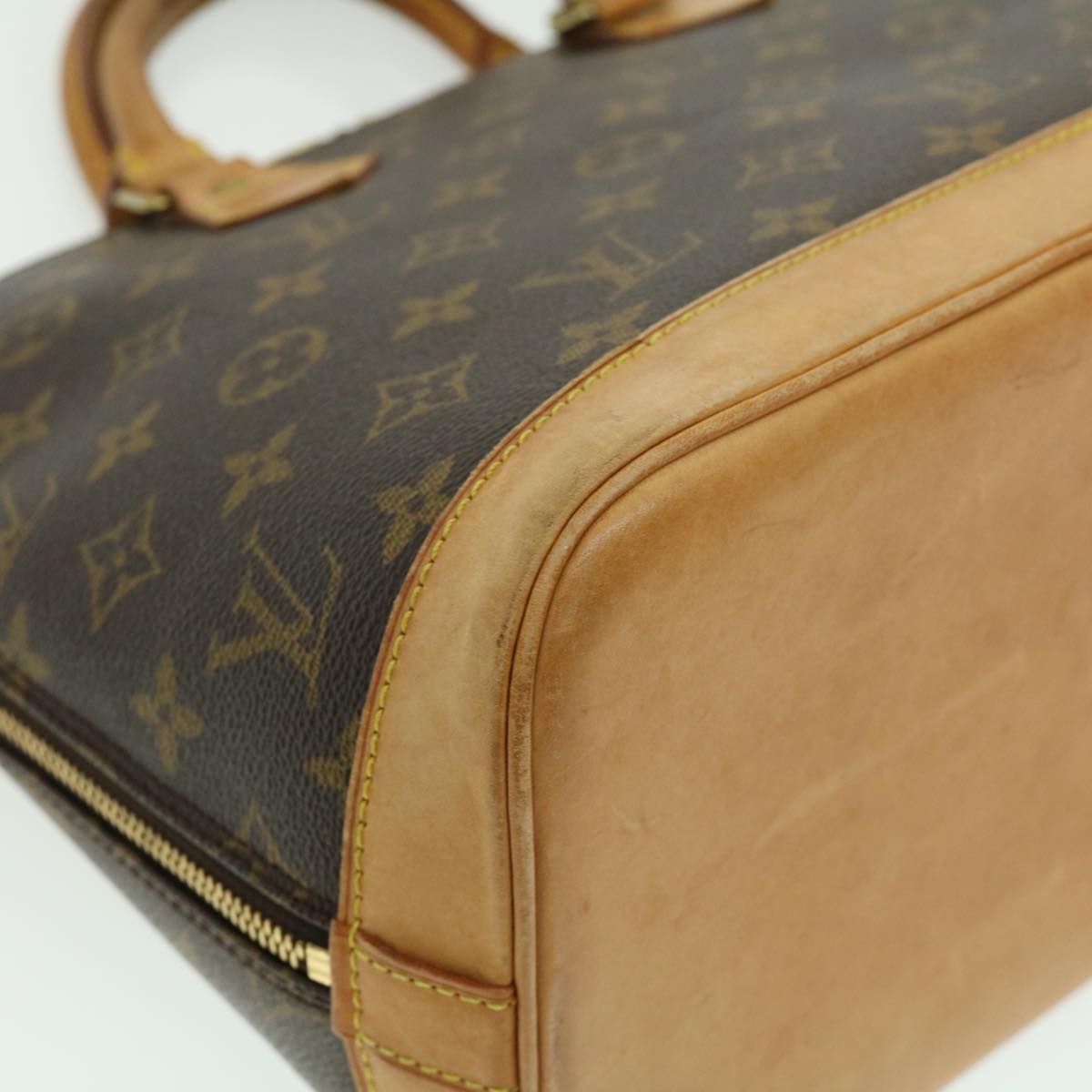 LOUIS VUITTON Monogram Alma Hand Bag M51130 LV Auth 30439