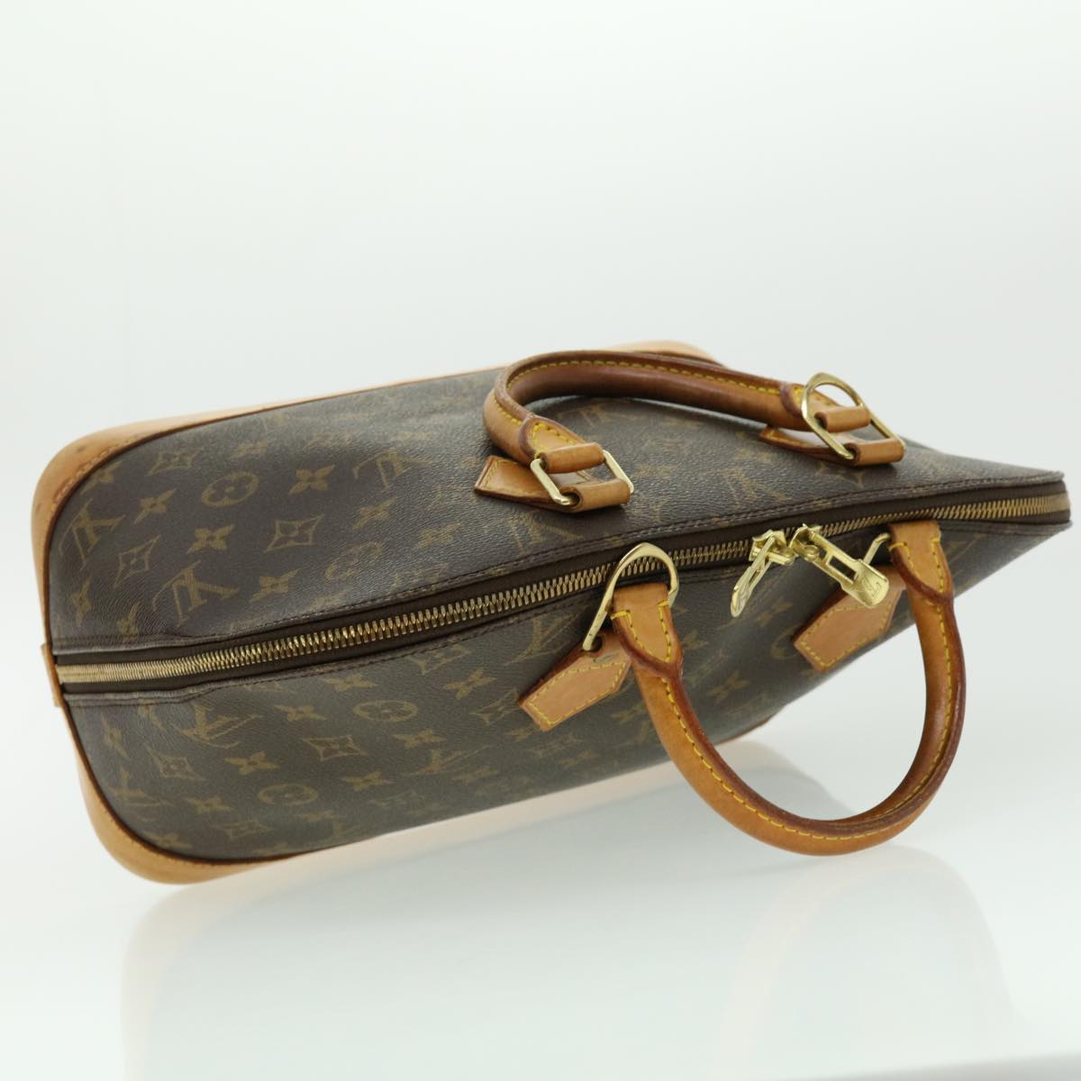 LOUIS VUITTON Monogram Alma Hand Bag M51130 LV Auth 30439