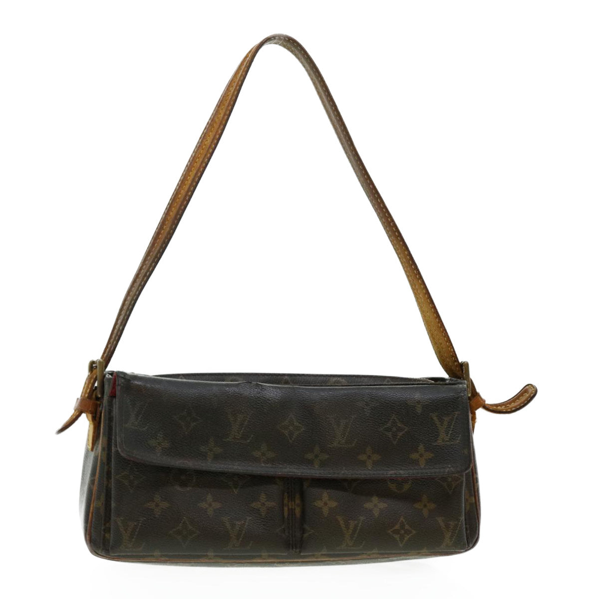 LOUIS VUITTON Monogram Viva Cite MM Shoulder Bag M51164 LV Auth 30443