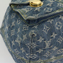 LOUIS VUITTON Monogram Denim Sac A DosGM Backpack Blue M95056 LV Auth 30454A-16