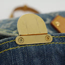 LOUIS VUITTON Monogram Denim Sac A DosGM Backpack Blue M95056 LV Auth 30454A-20