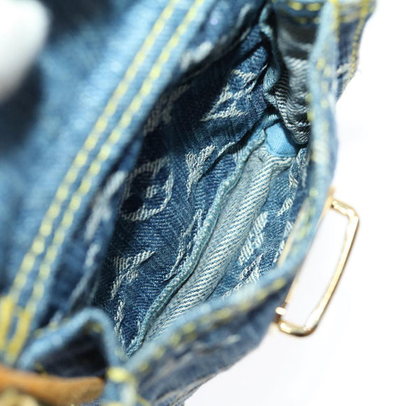 LOUIS VUITTON Monogram Denim Sac A DosGM Backpack Blue M95056 LV Auth 30454A