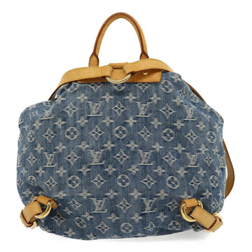 LOUIS VUITTON Monogram Denim Sac A DosGM Backpack Blue M95056 LV Auth 30454A - 0