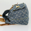 LOUIS VUITTON Monogram Denim Sac A DosGM Backpack Blue M95056 LV Auth 30454A-4