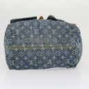 LOUIS VUITTON Monogram Denim Sac A DosGM Backpack Blue M95056 LV Auth 30454A-5