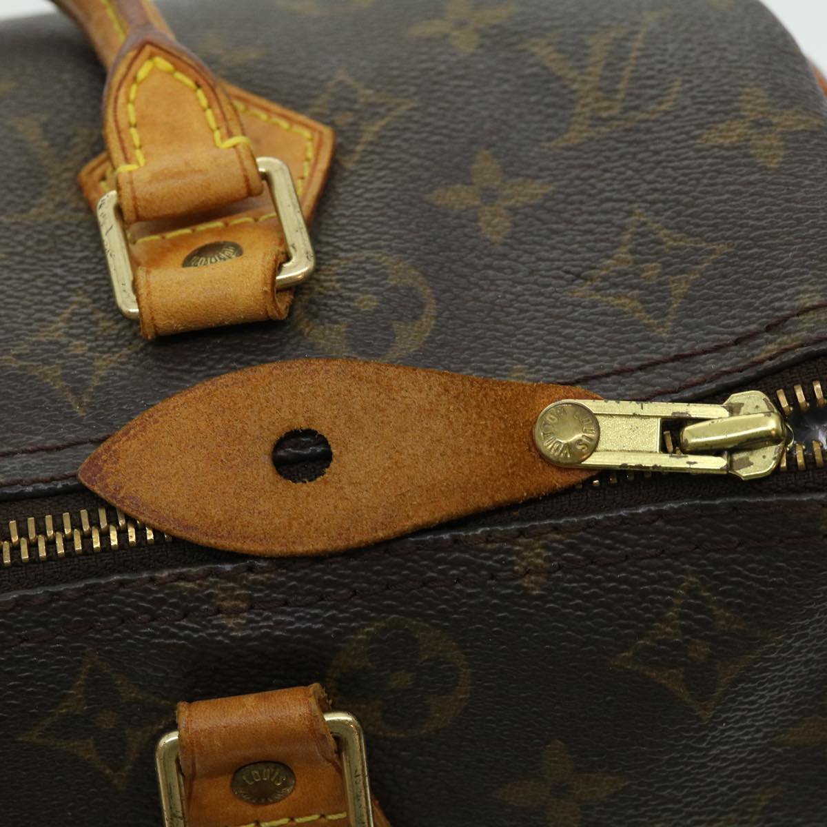 LOUIS VUITTON Monogram Speedy 30 Hand Bag M41526 LV Auth 30459