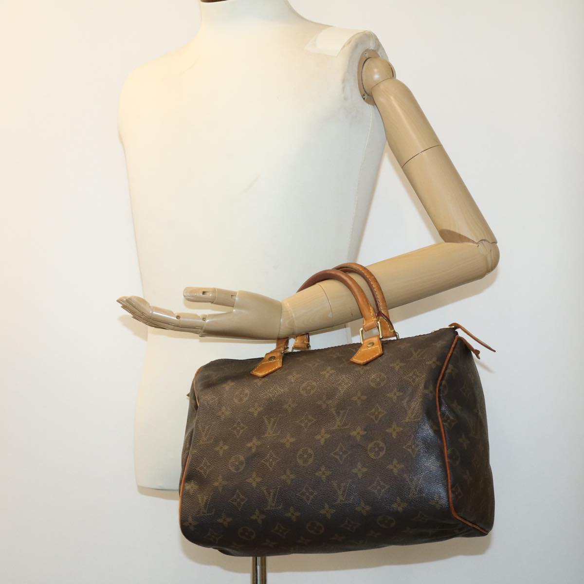 LOUIS VUITTON Monogram Speedy 30 Hand Bag M41526 LV Auth 30459