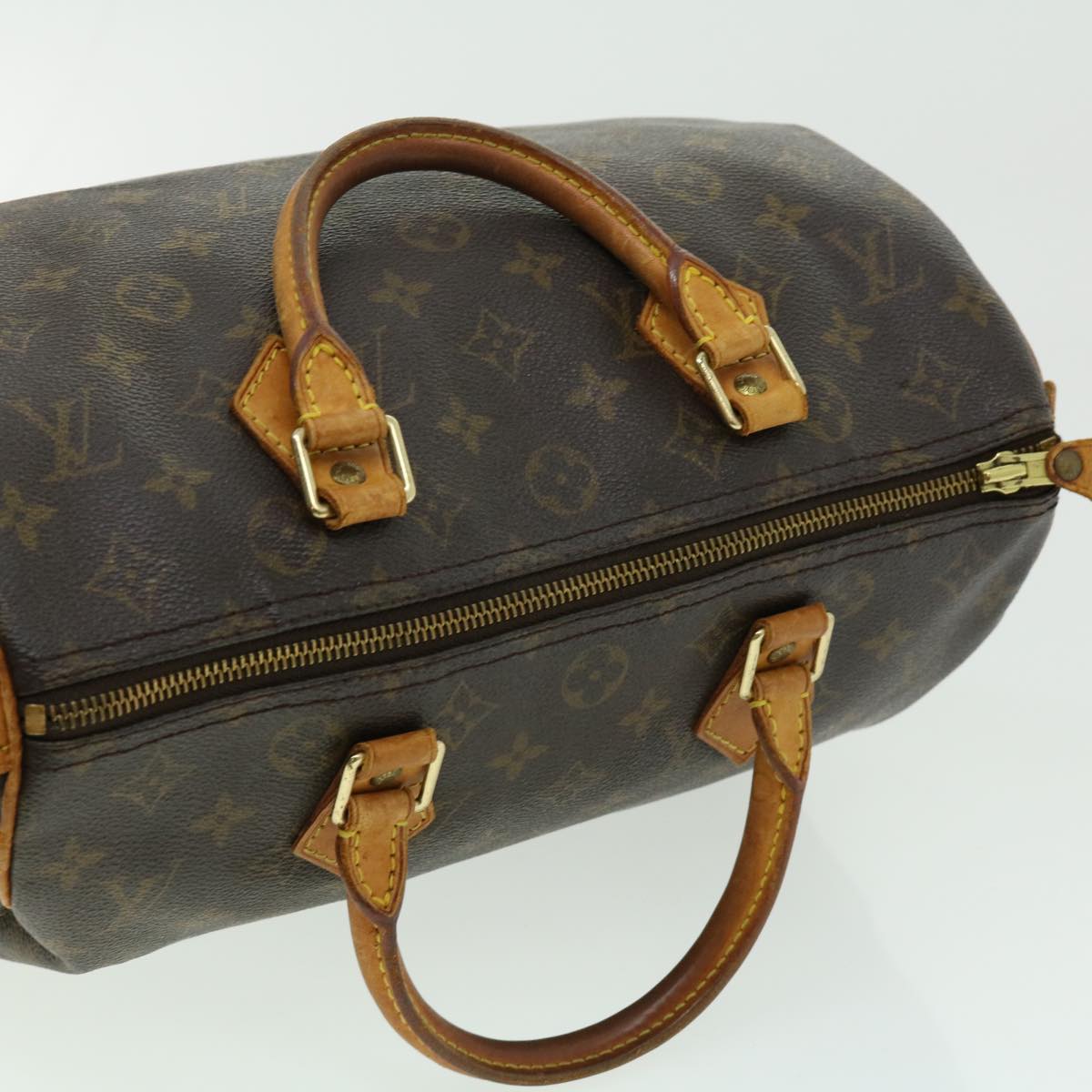 LOUIS VUITTON Monogram Speedy 30 Hand Bag M41526 LV Auth 30459