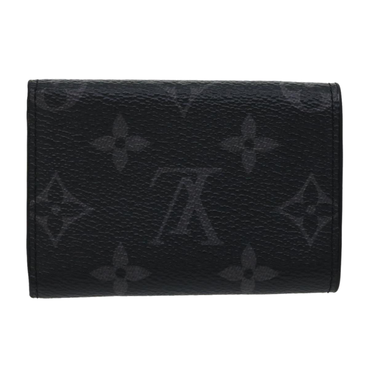 LOUISVUITTON Monogram Eclipse Reverse DiscoveryCompact Wallet M45417 Auth 30461A - 0