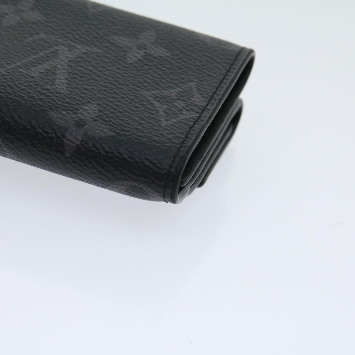 LOUISVUITTON Monogram Eclipse Reverse DiscoveryCompact Wallet M45417 Auth 30461A