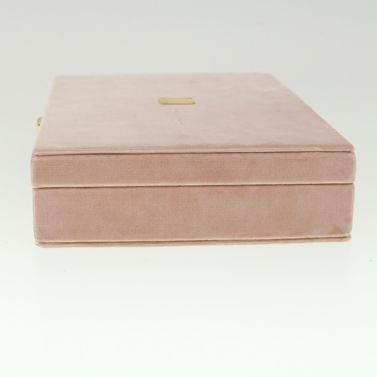 MCM Jewelry Box Velor Pink Auth 30467