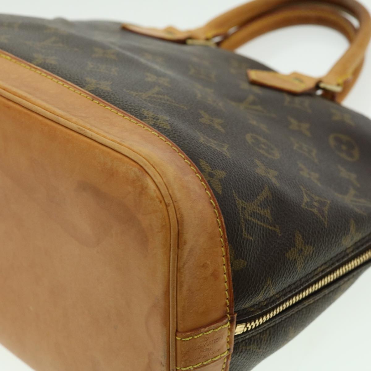 LOUIS VUITTON Monogram Alma Hand Bag M51130 LV Auth 30476