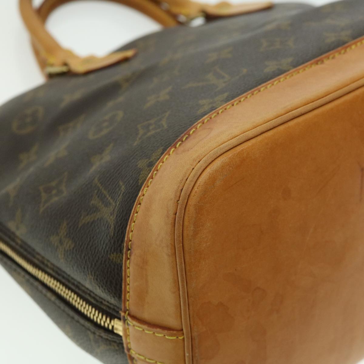 LOUIS VUITTON Monogram Alma Hand Bag M51130 LV Auth 30476