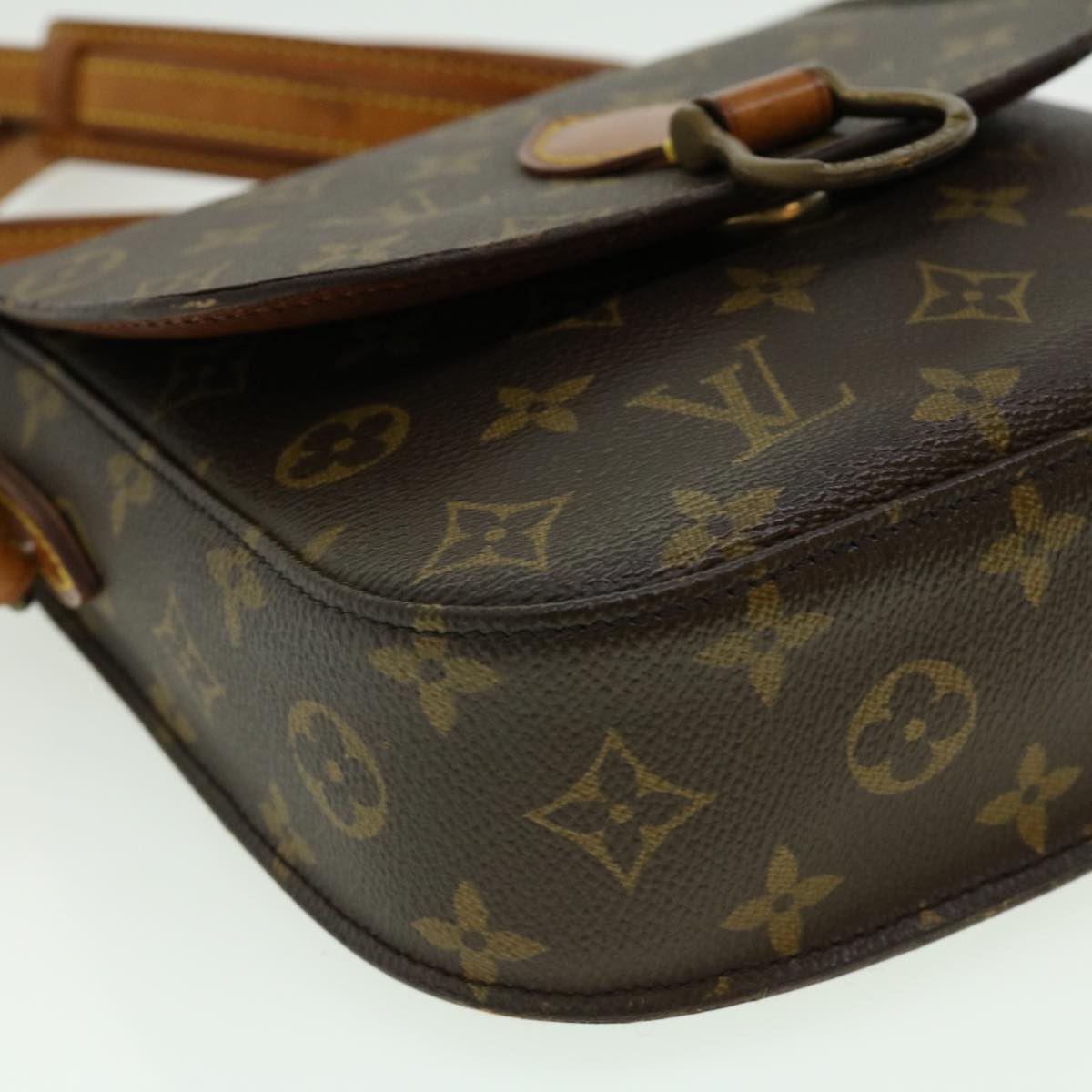 LOUIS VUITTON Monogram Saint Cloud MM Shoulder Bag M51243 LV Auth 30481