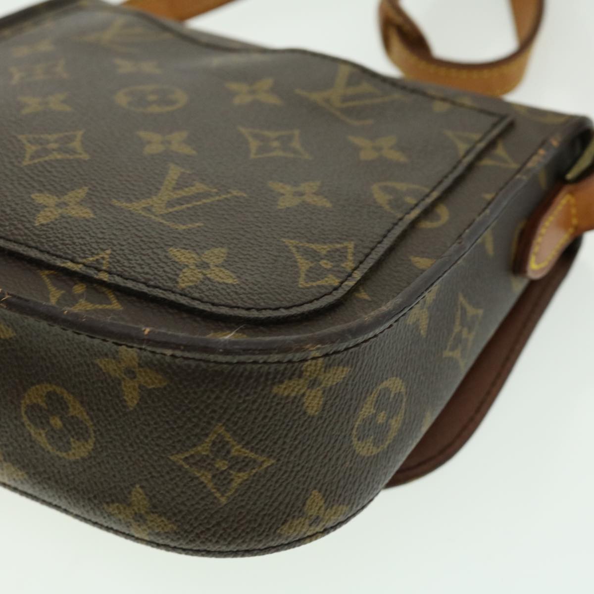 LOUIS VUITTON Monogram Saint Cloud MM Shoulder Bag M51243 LV Auth 30481