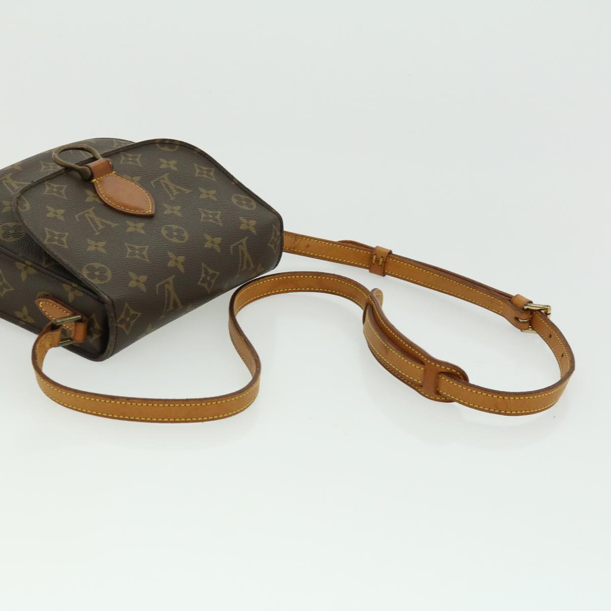 LOUIS VUITTON Monogram Saint Cloud MM Shoulder Bag M51243 LV Auth 30481