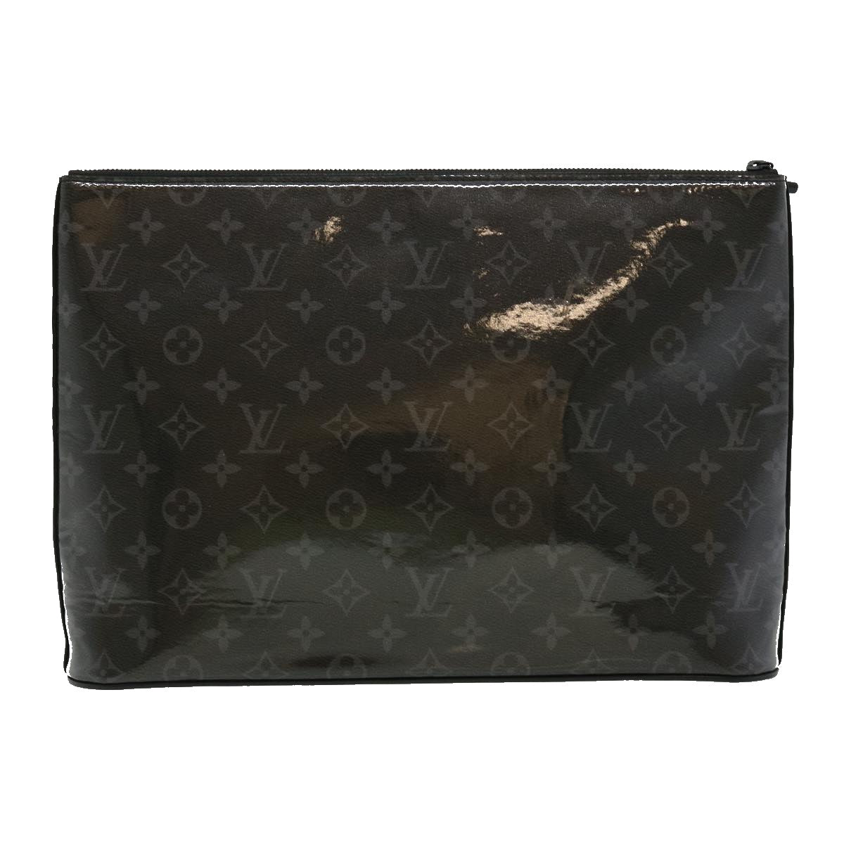 LOUIS VUITTON Eclipse Glaze Pochette Cosmos Clutch Bag M63373 LV Auth 30484A - 0