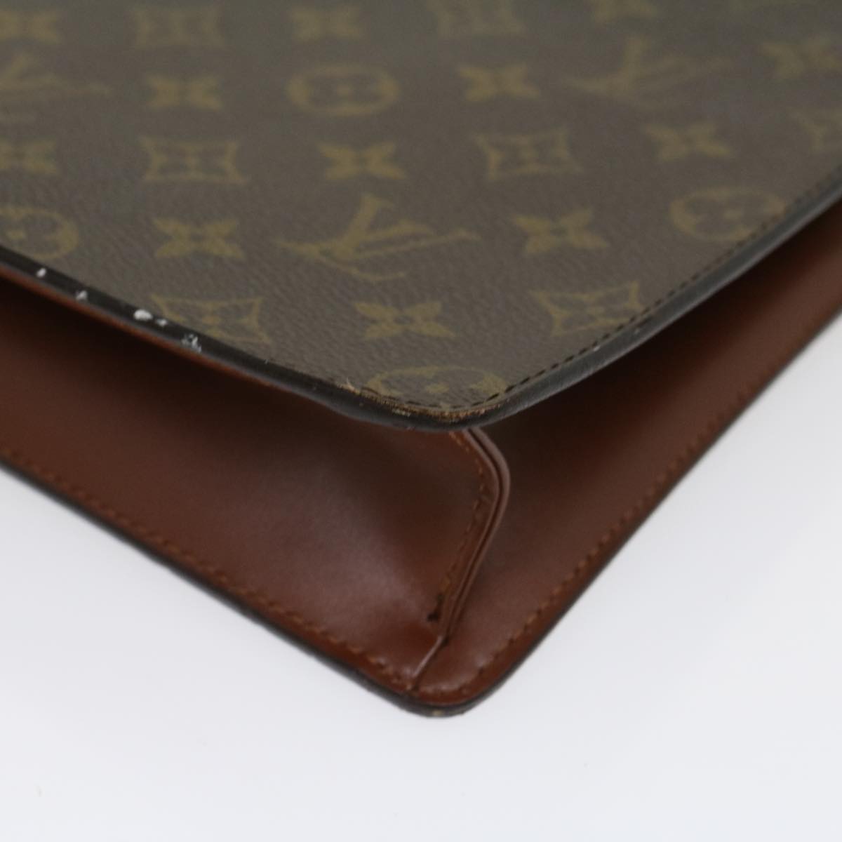 LOUIS VUITTON Monogram Pochette Homme Clutch Bag M51795 LV Auth 30499