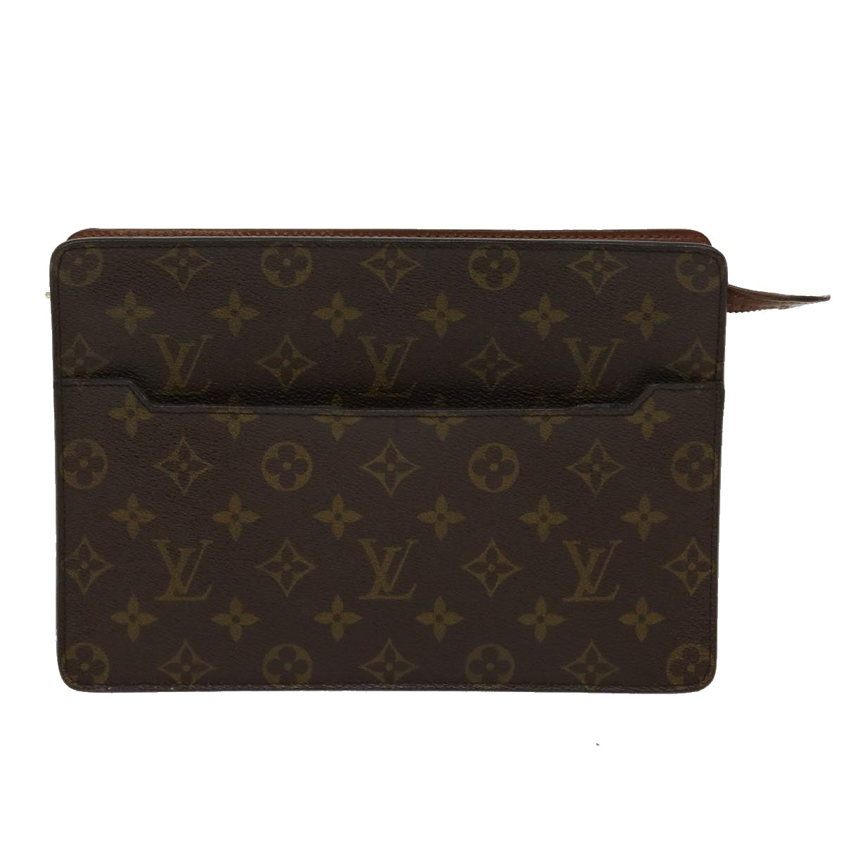 LOUIS VUITTON Monogram Pochette Homme Clutch Bag M51795 LV Auth 30499