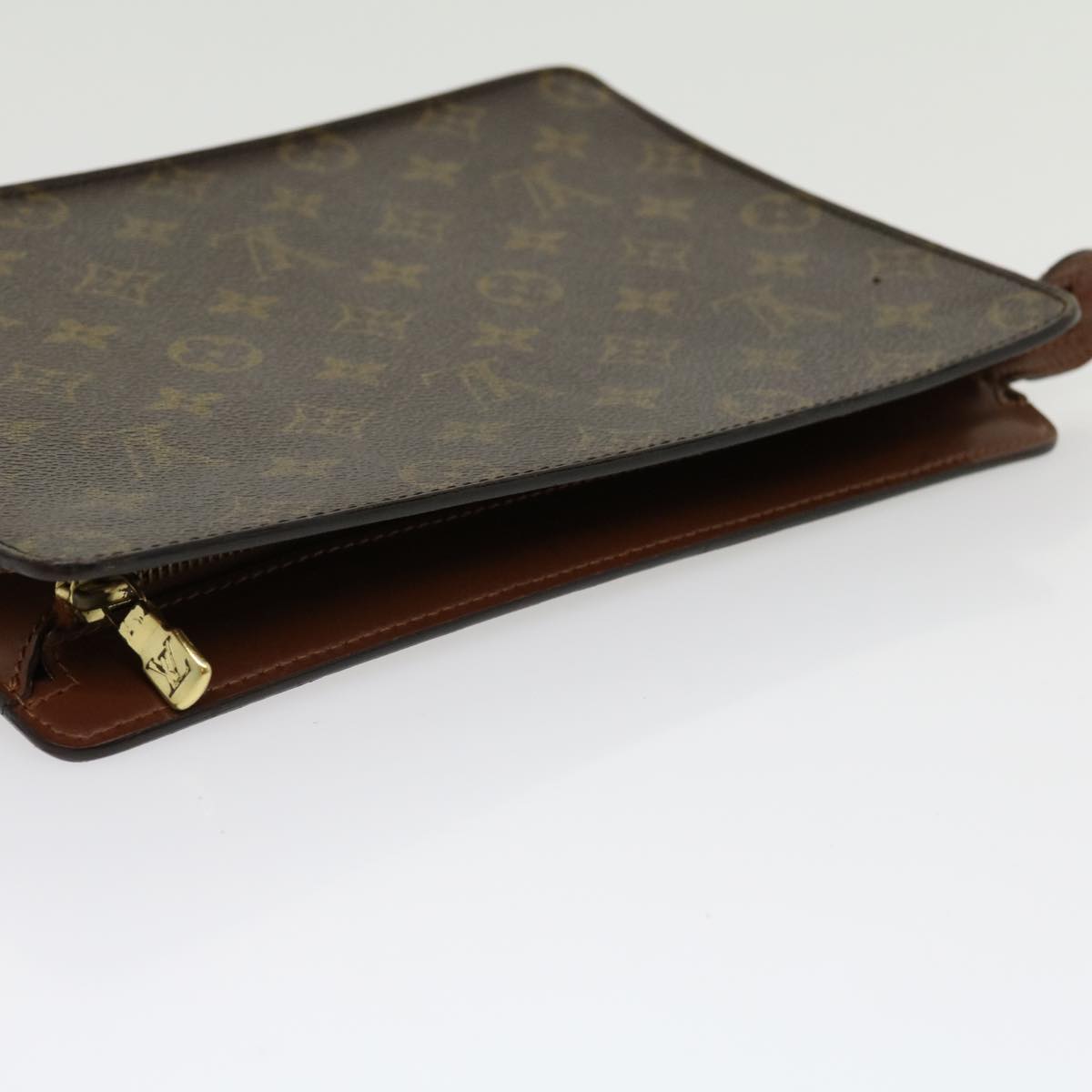 LOUIS VUITTON Monogram Pochette Homme Clutch Bag M51795 LV Auth 30499