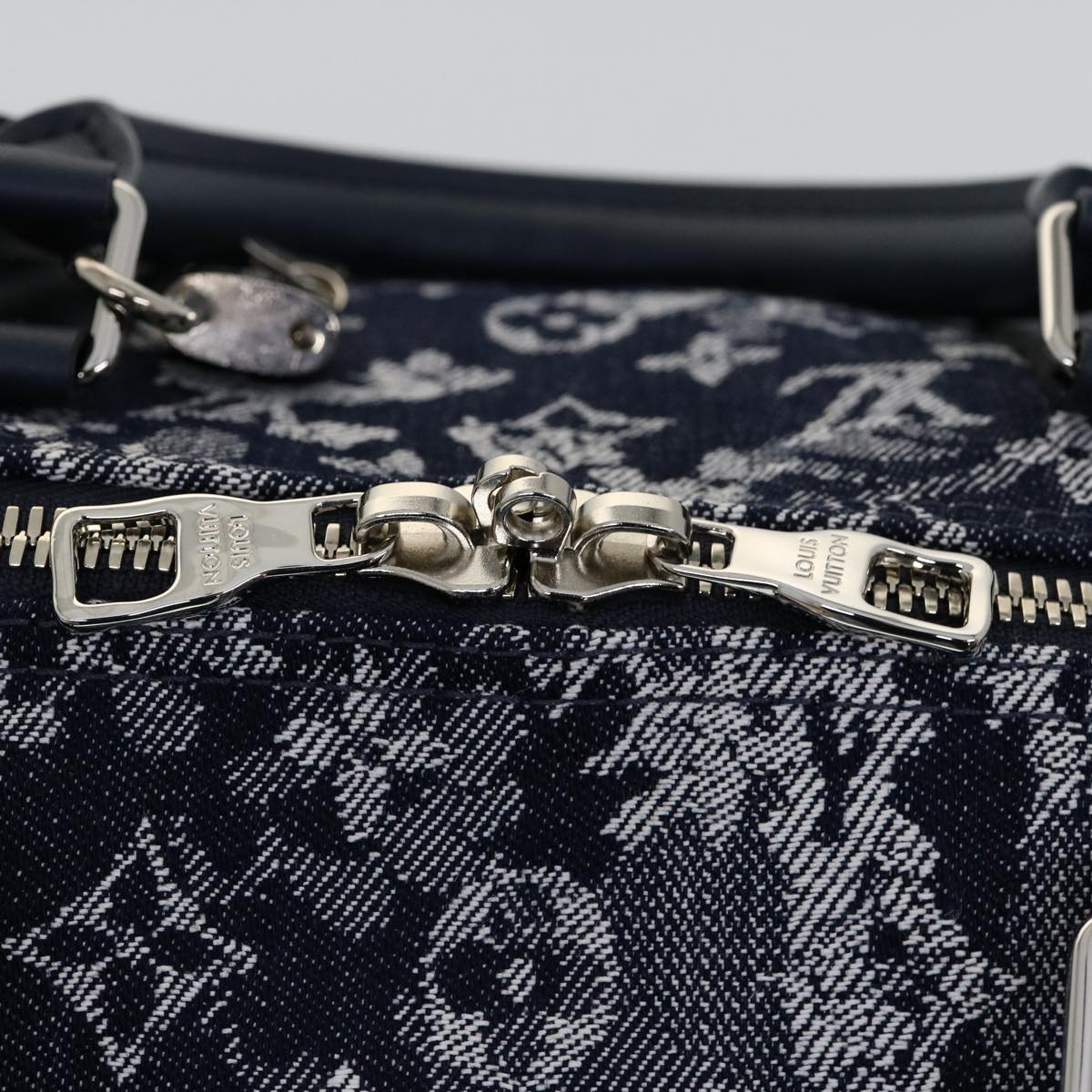 LOUIS VUITTON Monogram tapestry Keepall Bandouliere 50 Boston M57285 Auth 30517A