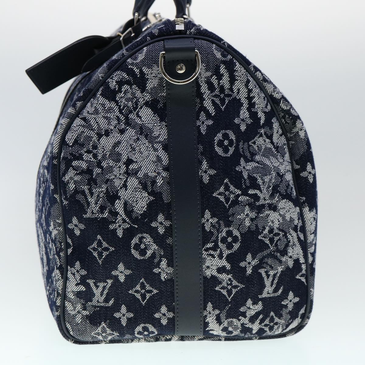 LOUIS VUITTON Monogram tapestry Keepall Bandouliere 50 Boston M57285 Auth 30517A