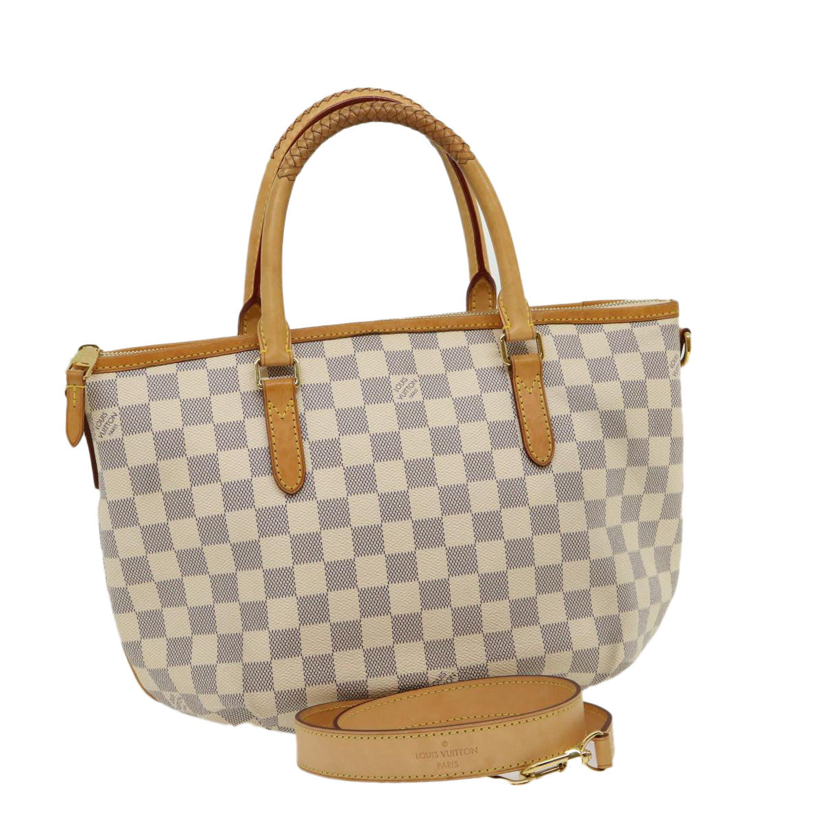 LOUIS VUITTON Damier Azur Riviera PM 2Way Tote Bag N48250 LV Auth 30530A