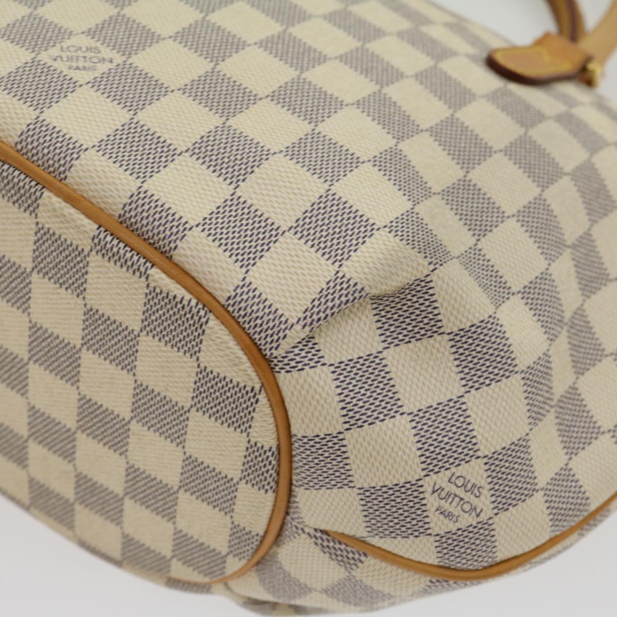 LOUIS VUITTON Damier Azur Riviera PM 2Way Tote Bag N48250 LV Auth 30530A