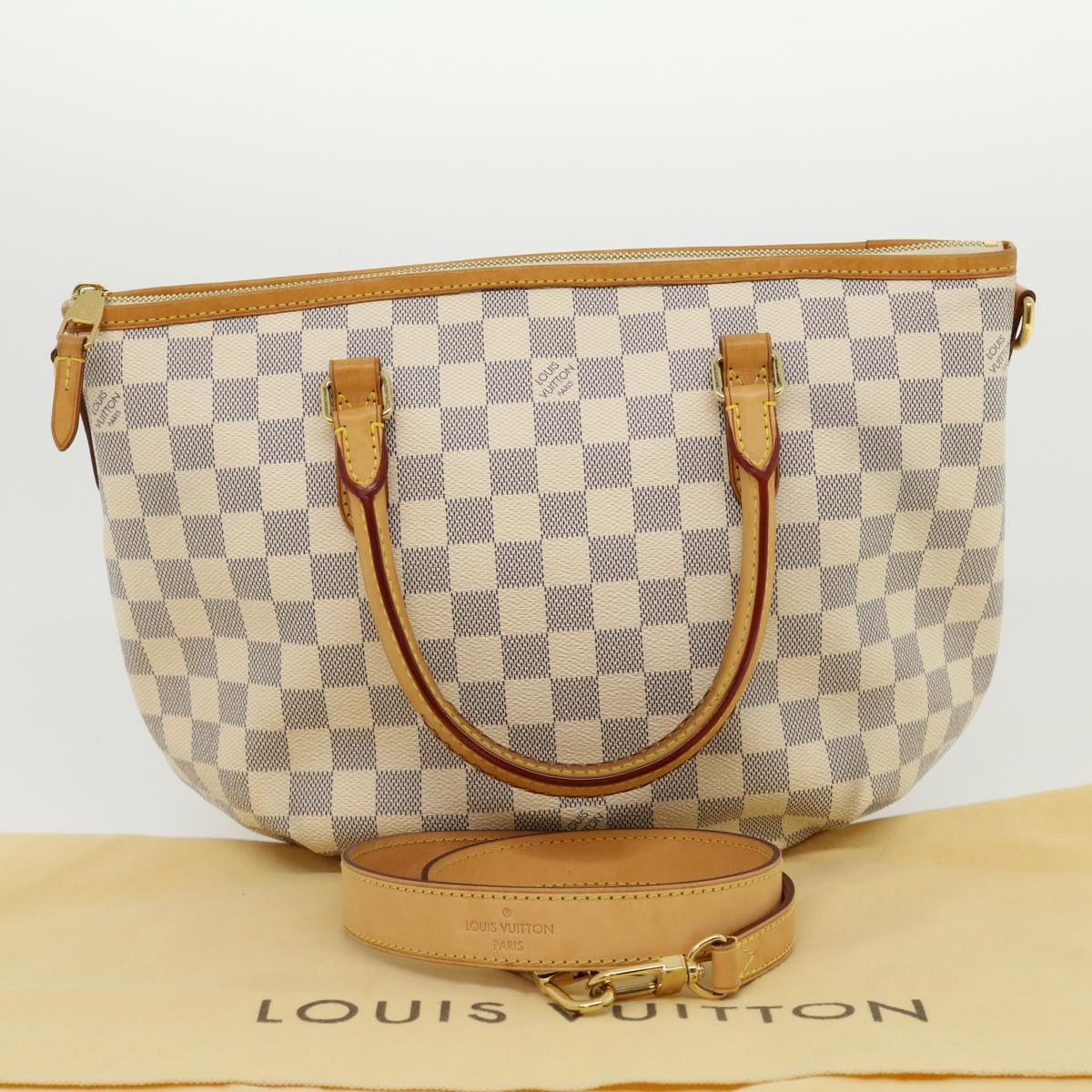 LOUIS VUITTON Damier Azur Riviera PM 2Way Tote Bag N48250 LV Auth 30530A