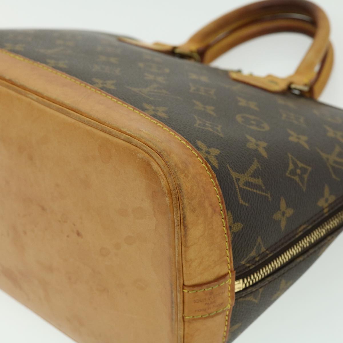 LOUIS VUITTON Monogram Alma Hand Bag M51130 LV Auth 30537