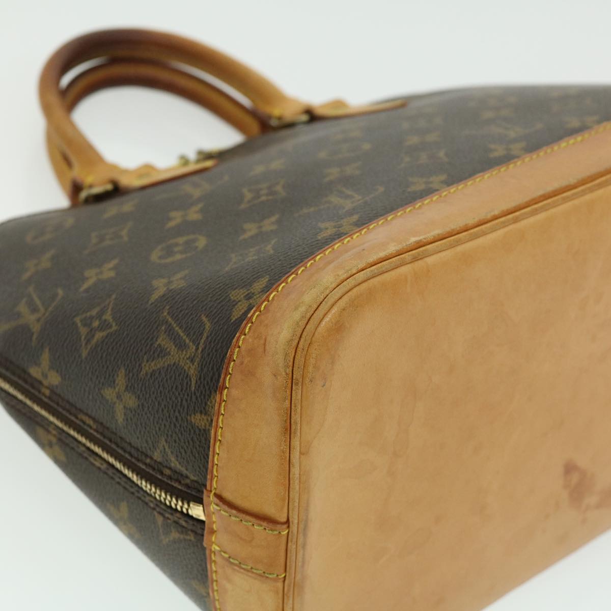 LOUIS VUITTON Monogram Alma Hand Bag M51130 LV Auth 30537