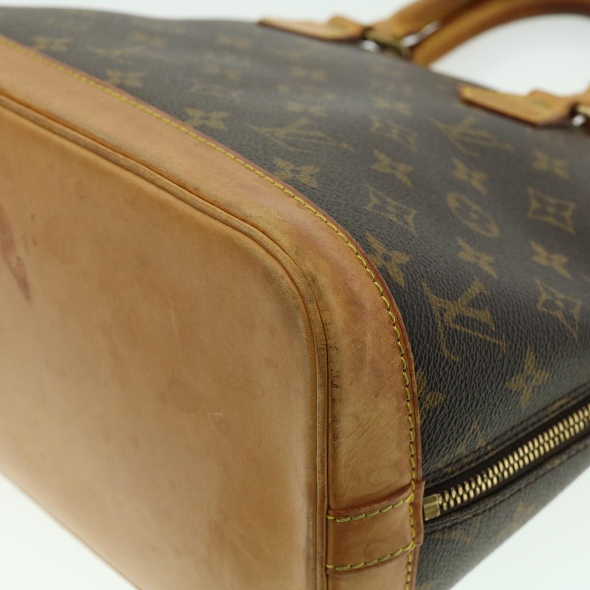 LOUIS VUITTON Monogram Alma Hand Bag M51130 LV Auth 30537