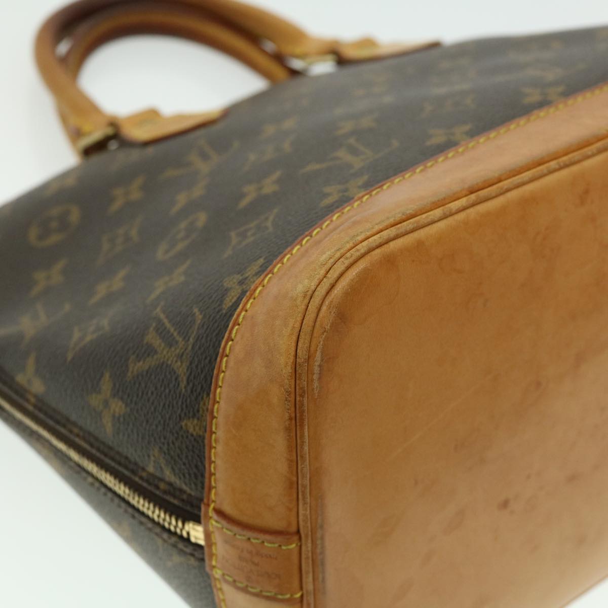 LOUIS VUITTON Monogram Alma Hand Bag M51130 LV Auth 30537