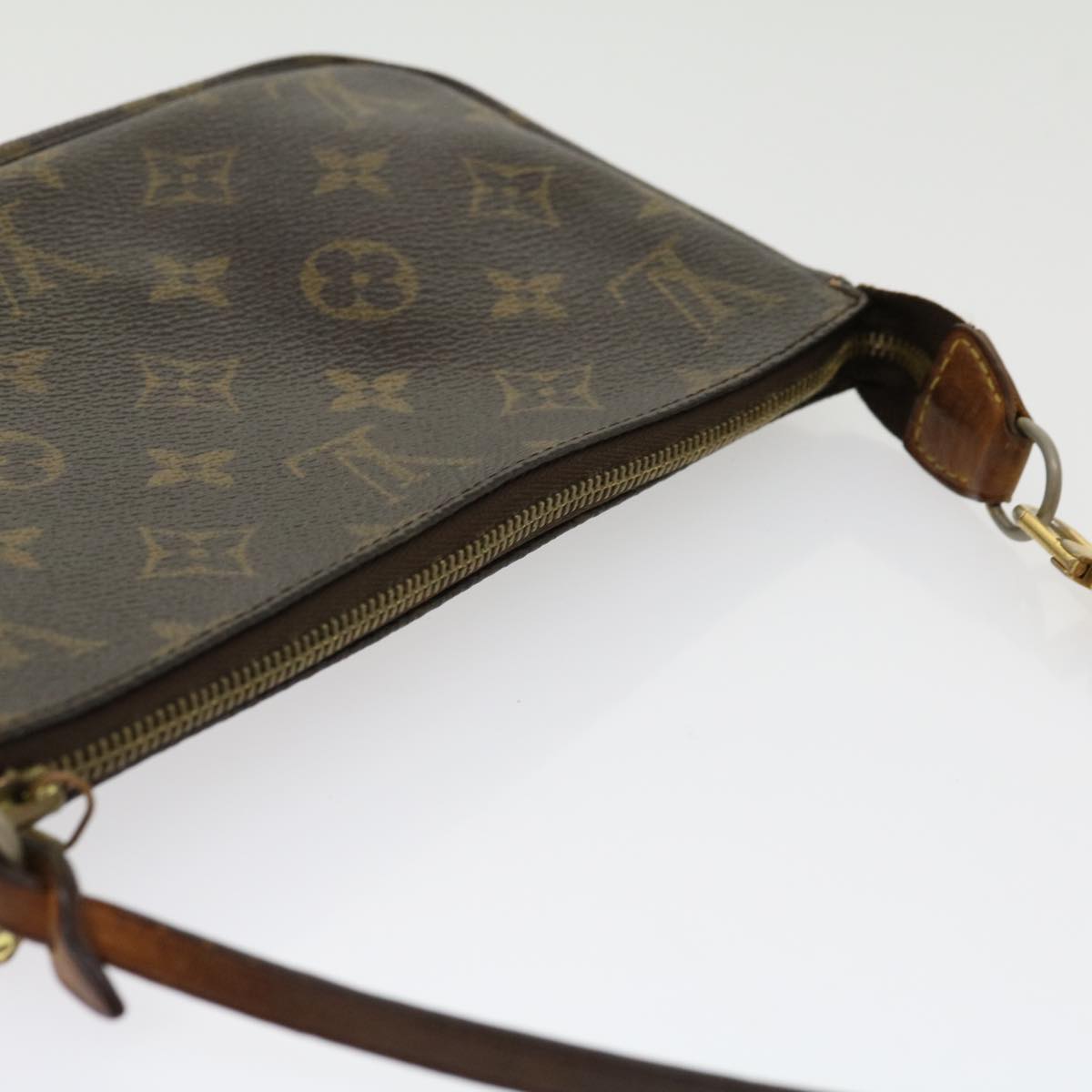 LOUIS VUITTON Monogram Pochette Accessoires Pouch M51980 LV Auth 30538