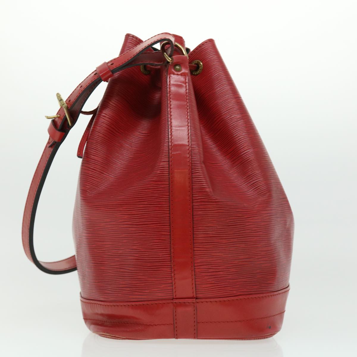 LOUIS VUITTON Epi Noe Shoulder Bag Red M44007 LV Auth 30551