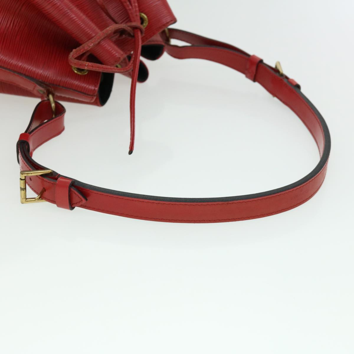 LOUIS VUITTON Epi Noe Shoulder Bag Red M44007 LV Auth 30551