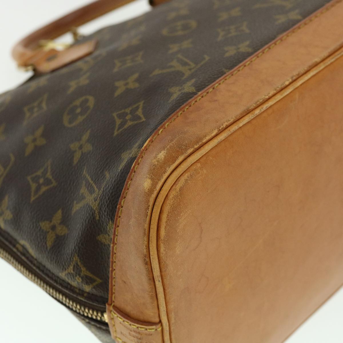 LOUIS VUITTON Monogram Alma Hand Bag M51130 LV Auth 30565