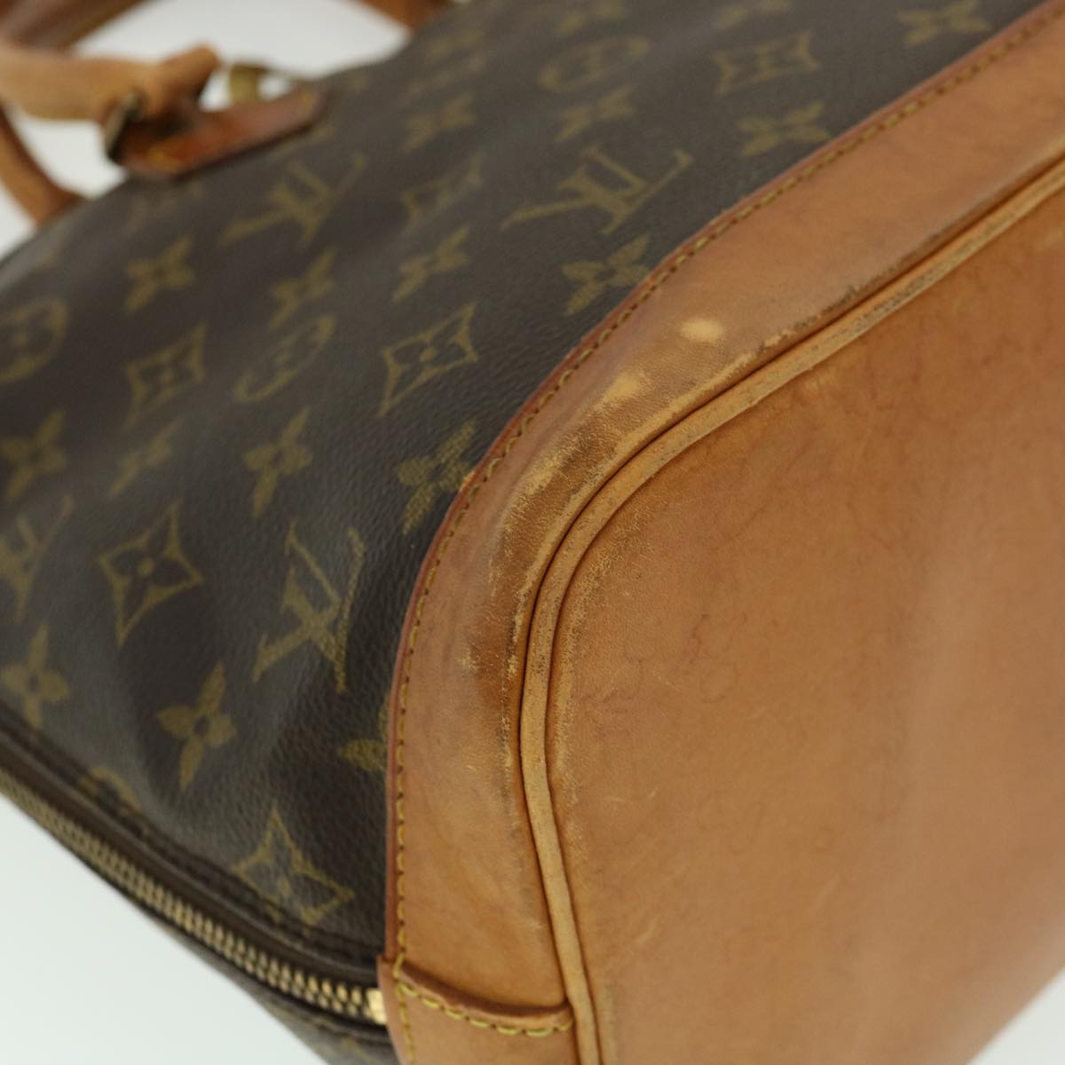 LOUIS VUITTON Monogram Alma Hand Bag M51130 LV Auth 30565