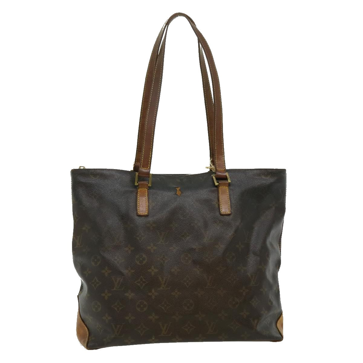 LOUIS VUITTON Monogram Cabas Mezzo Tote Bag M51151 LV Auth 30579