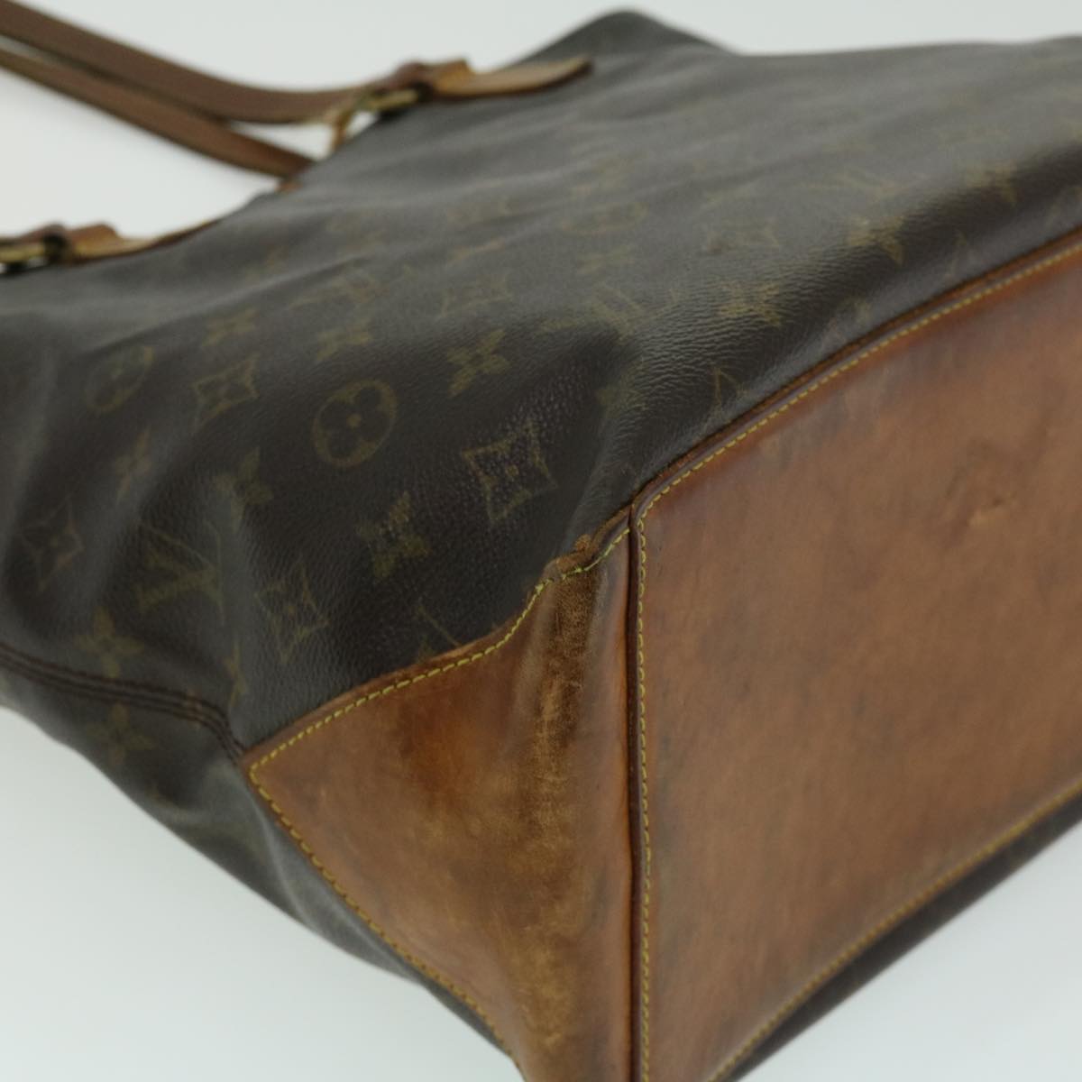 LOUIS VUITTON Monogram Cabas Mezzo Tote Bag M51151 LV Auth 30579