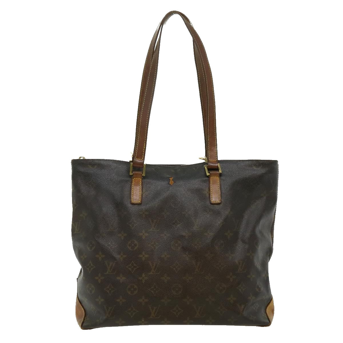 LOUIS VUITTON Monogram Cabas Mezzo Tote Bag M51151 LV Auth 30579