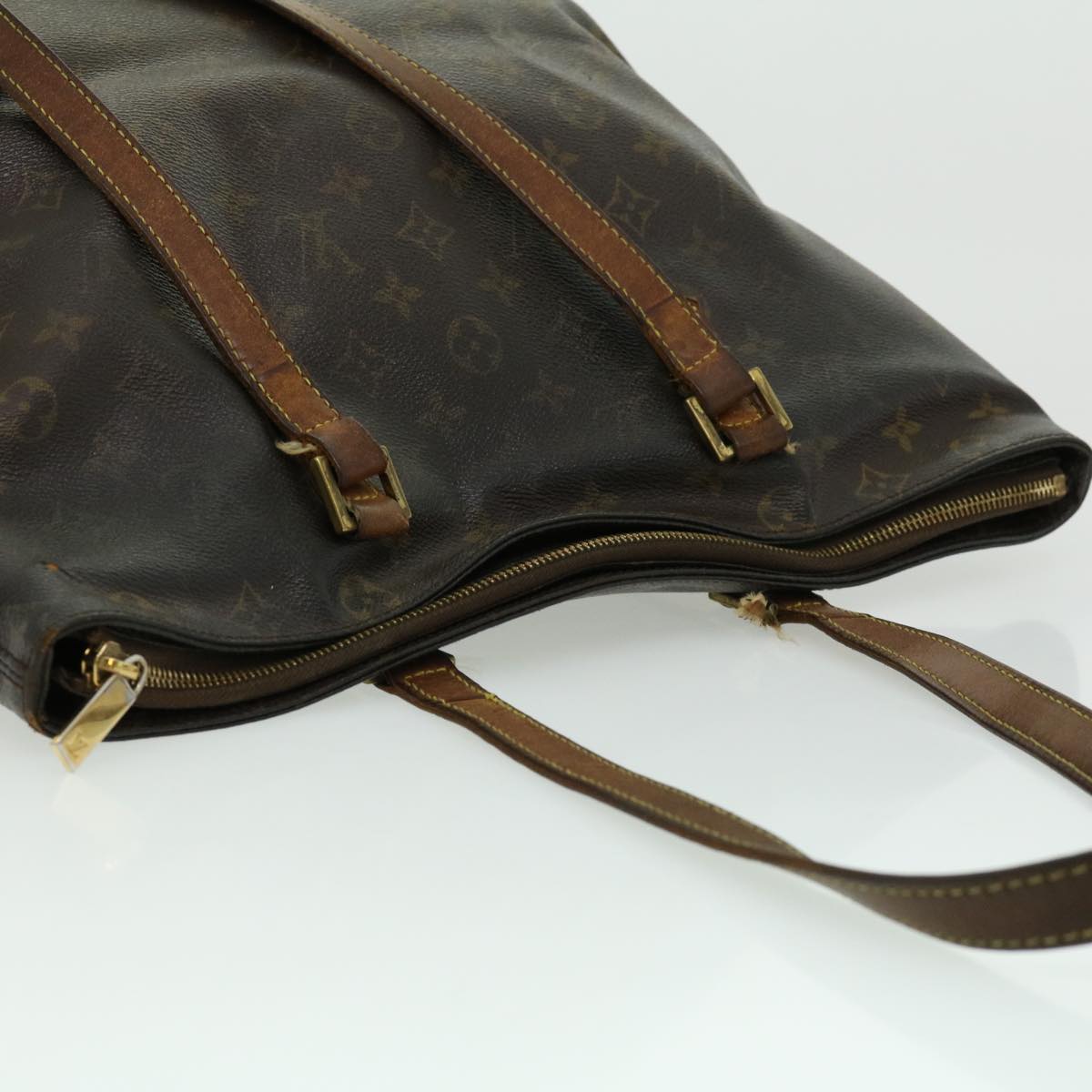 LOUIS VUITTON Monogram Cabas Mezzo Tote Bag M51151 LV Auth 30579