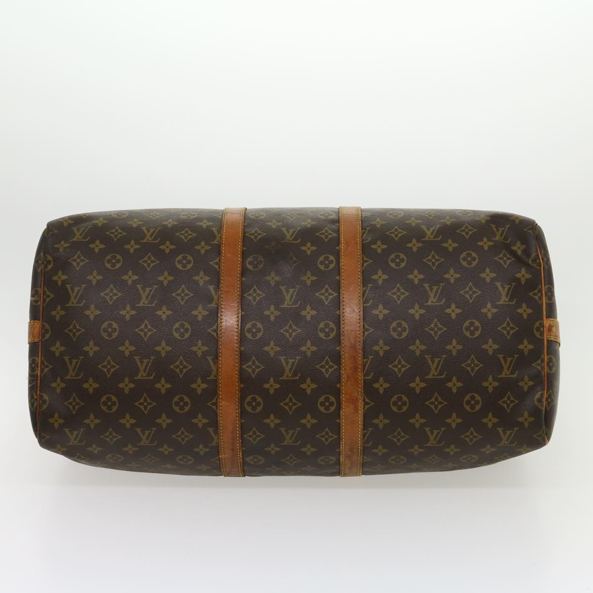 LOUIS VUITTON Monogram Keepall Bandouliere 55 Boston Bag M41414 LV Auth 30582